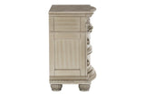 Cavalier Silver Modern Contemporary Solid Wood Faux Leather Upholstered Tufted Sleigh Bedroom Set - Ella Furniture