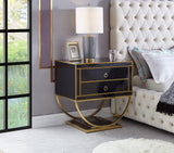 Alyssa Gold Side Table - Ella Furniture