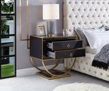 Alyssa Gold Side Table - Ella Furniture