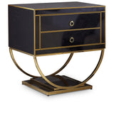 Alyssa Gold Side Table - Ella Furniture