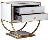 Alyssa Gold Side Table 806 - Ella Furniture