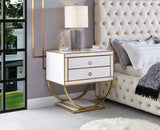 Alyssa Gold Side Table 806 - Ella Furniture