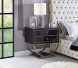 Alyssa Silver Side Table - Ella Furniture