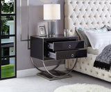 Alyssa Silver Side Table - Ella Furniture
