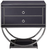 Alyssa Silver Side Table - Ella Furniture