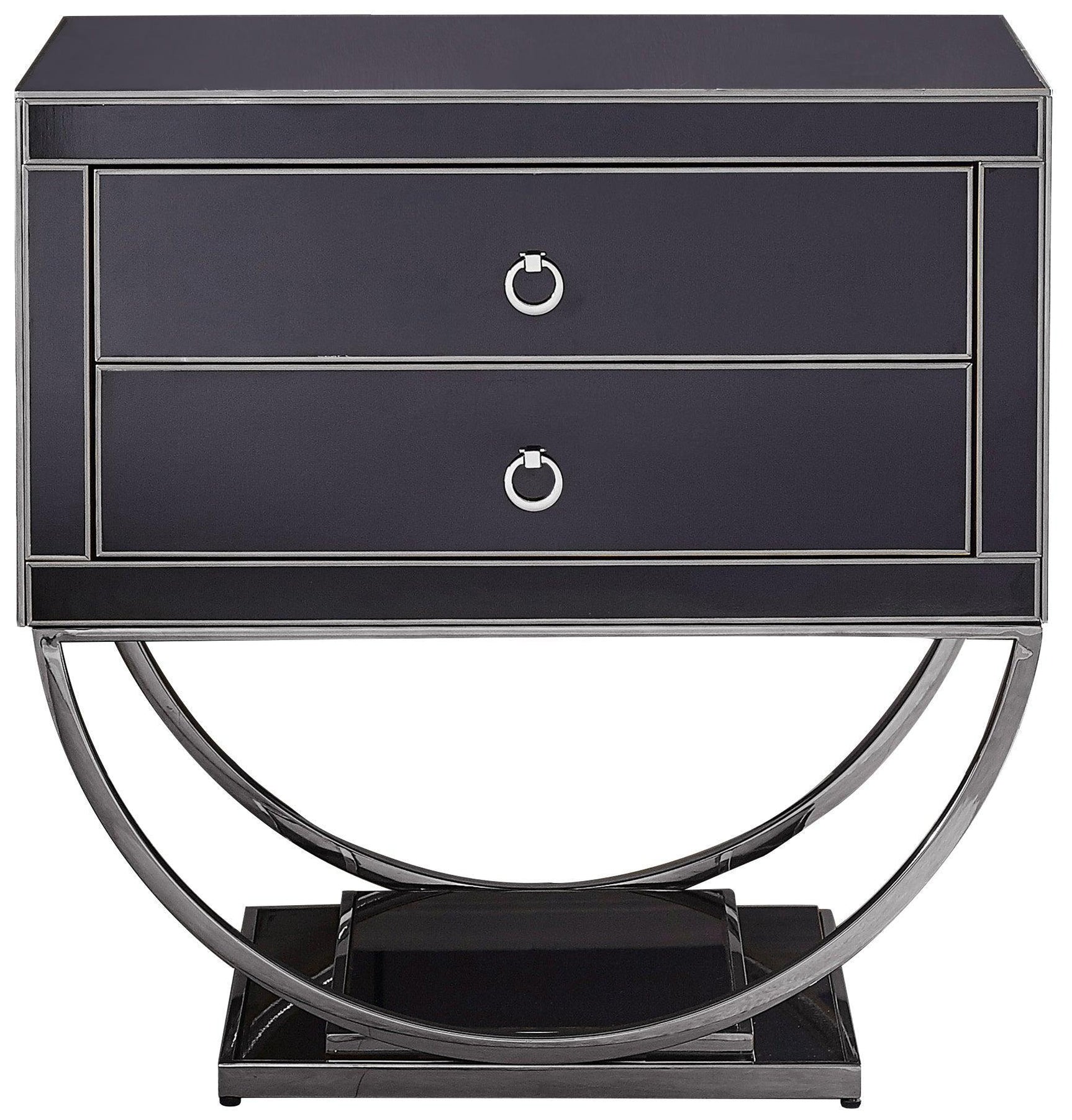 Alyssa Silver Side Table - Ella Furniture