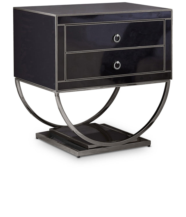 Alyssa Silver Side Table - Ella Furniture