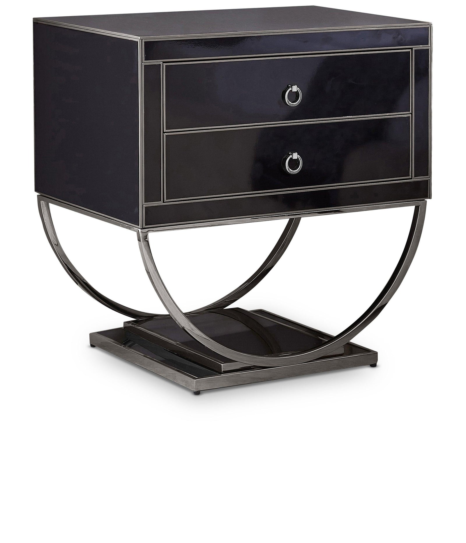 Alyssa Silver Side Table - Ella Furniture
