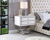 Alyssa Silver Side Table 808 - Ella Furniture
