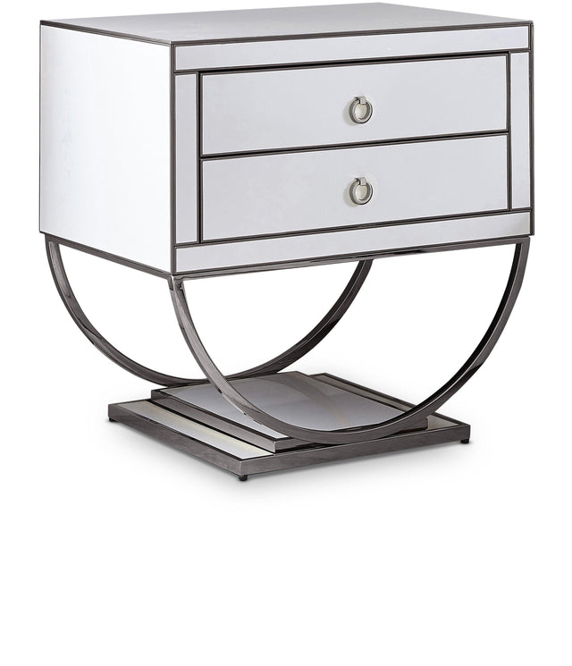 Alyssa Silver Side Table 808 - Ella Furniture