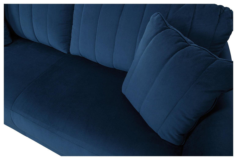 Enderlin Ink Velvet Sofa - Ella Furniture