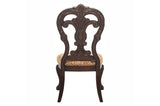 Deryn Park Cherry Traditional Solid Wood Plush Upholstered Seat Rectangular Dining Room Set - Ella Furniture
