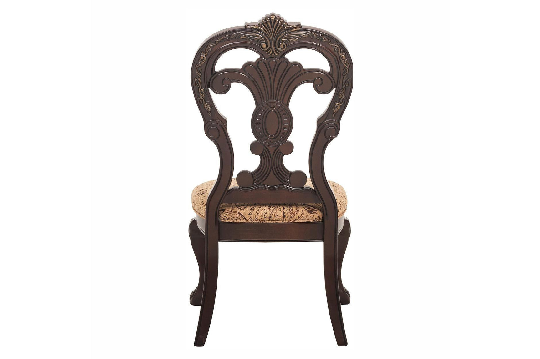 Deryn Park Cherry Traditional Solid Wood Plush Upholstered Seat Rectangular Dining Room Set - Ella Furniture