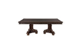 Catalonia Dark Bronze Modern Traditional Solid Wood Upholstered Seat Rectangular Dining Room Set - Ella Furniture