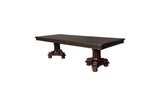 Catalonia Dark Bronze Modern Traditional Solid Wood Upholstered Seat Rectangular Dining Room Set - Ella Furniture