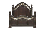 Catalonia Dark Bronze Modern Traditional Solid Wood Panel Bedroom Set - Ella Furniture