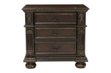 Catalonia Dark Bronze Modern Traditional Solid Wood Panel Bedroom Set - Ella Furniture