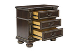Catalonia Dark Bronze Modern Traditional Solid Wood Panel Bedroom Set - Ella Furniture