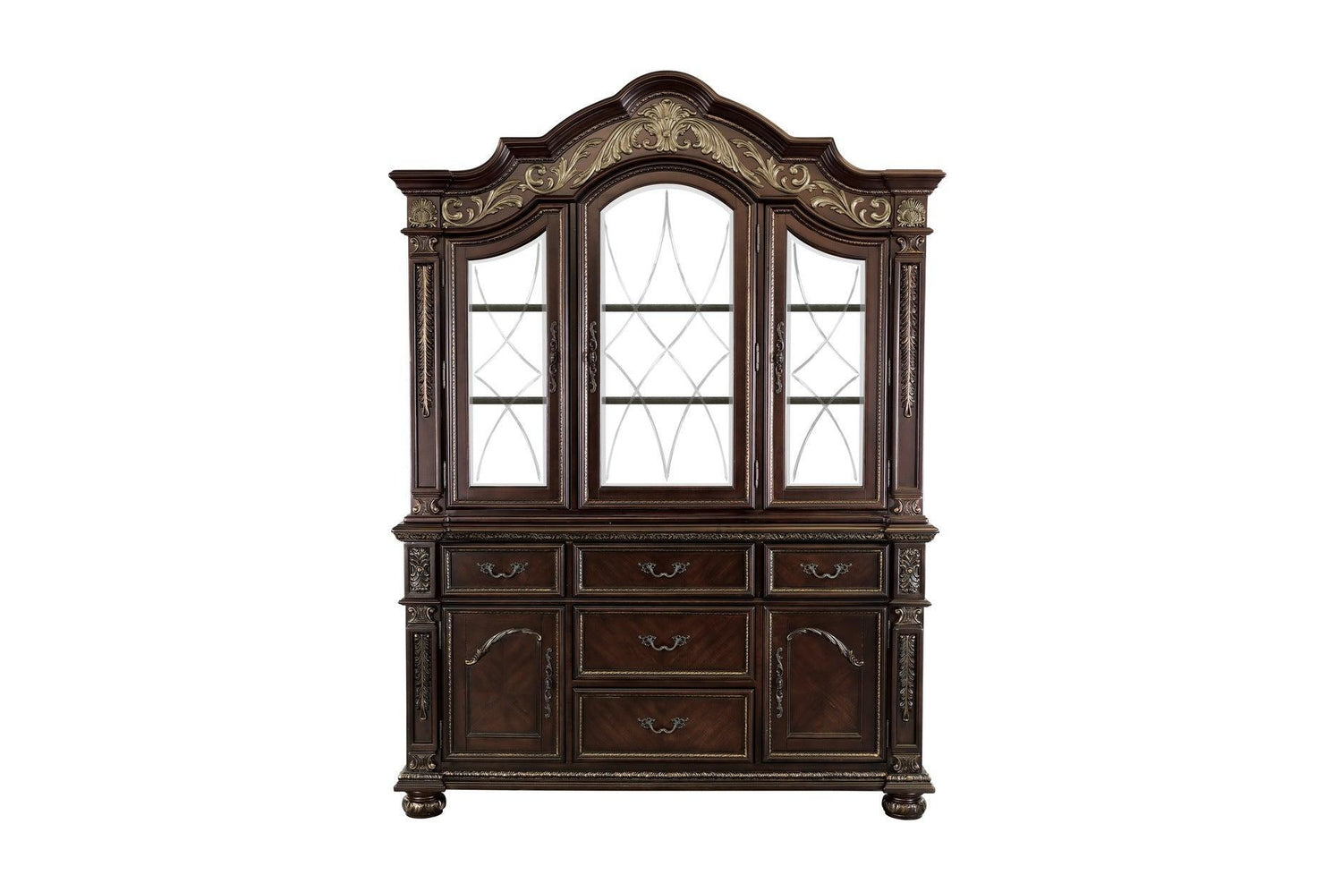 Catalonia Dark Bronze Modern Traditional Solid Wood Upholstered Seat Rectangular Dining Room Set - Ella Furniture