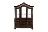 Catalonia Dark Bronze Modern Traditional Solid Wood Upholstered Seat Rectangular Dining Room Set - Ella Furniture