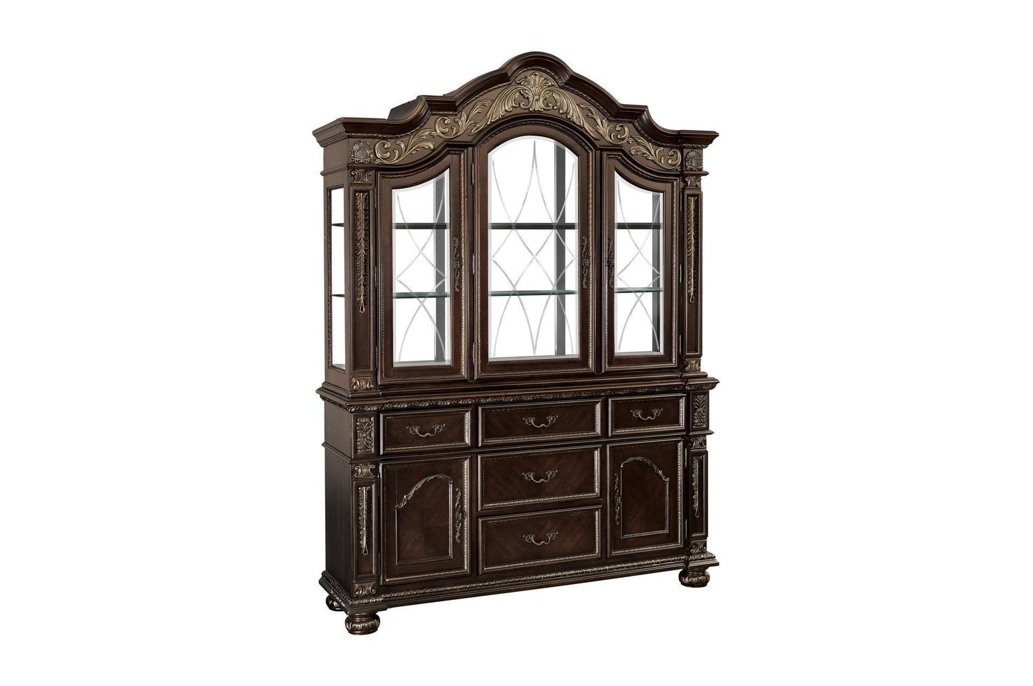 Catalonia Dark Bronze Modern Traditional Solid Wood Upholstered Seat Rectangular Dining Room Set - Ella Furniture
