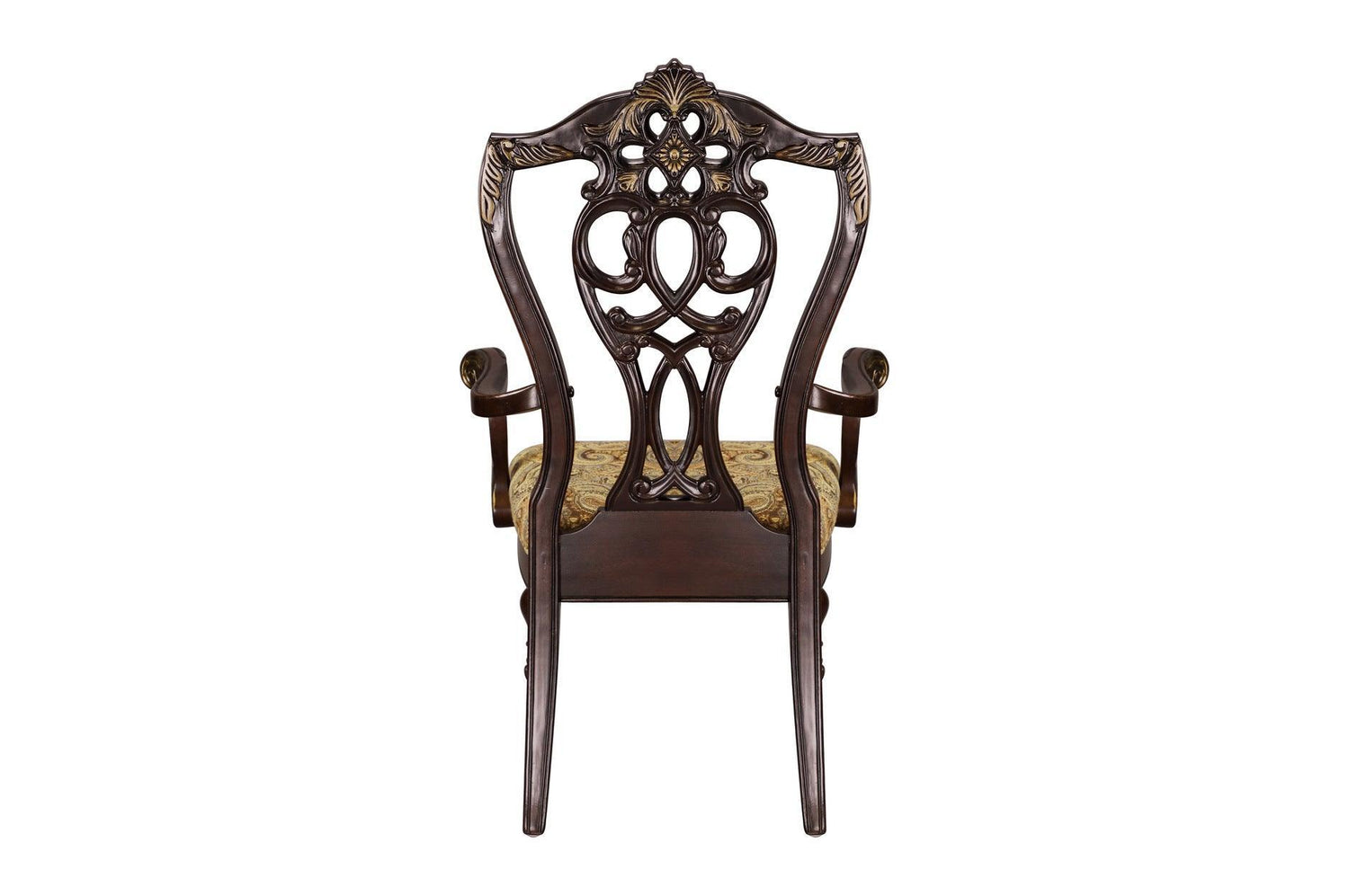 Catalonia Dark Bronze Modern Traditional Solid Wood Upholstered Seat Rectangular Dining Room Set - Ella Furniture