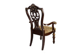 Catalonia Dark Bronze Modern Traditional Solid Wood Upholstered Seat Rectangular Dining Room Set - Ella Furniture