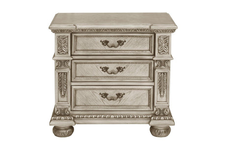 Catalonia Gold Modern Traditional Solid Wood Panel Bedroom Set - Ella Furniture