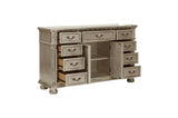 Catalonia Gold Modern Traditional Solid Wood Panel Bedroom Set - Ella Furniture