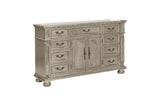 Catalonia Gold Modern Traditional Solid Wood Panel Bedroom Set - Ella Furniture