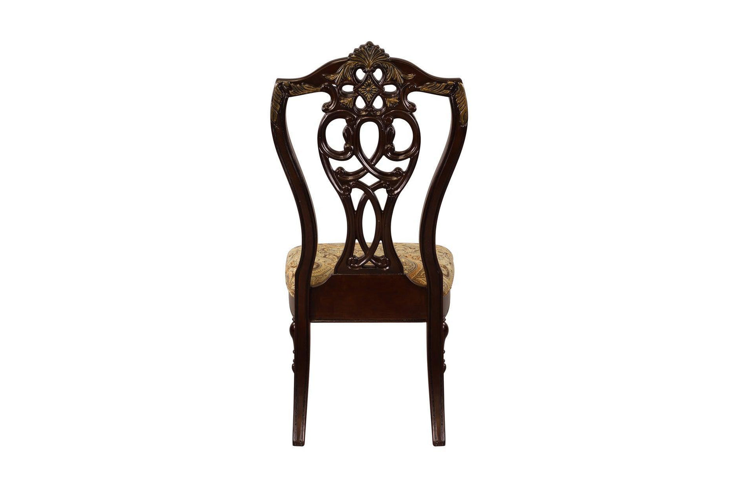 Catalonia Dark Bronze Modern Traditional Solid Wood Upholstered Seat Rectangular Dining Room Set - Ella Furniture