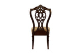 Catalonia Dark Bronze Modern Traditional Solid Wood Upholstered Seat Rectangular Dining Room Set - Ella Furniture