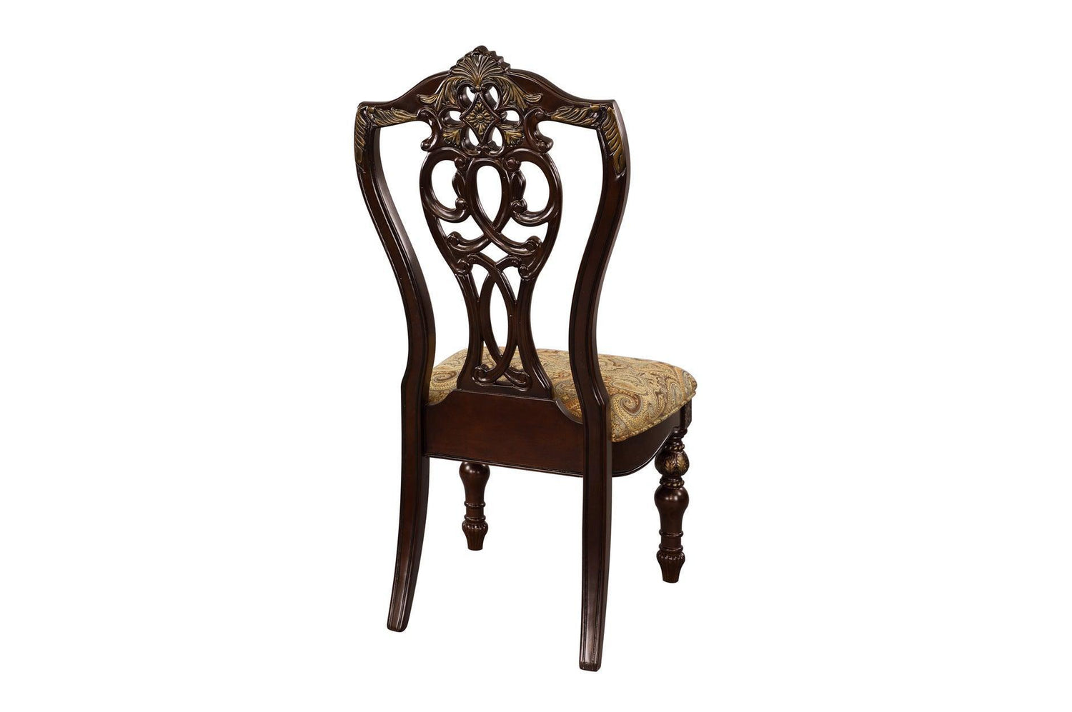 Catalonia Dark Bronze Modern Traditional Solid Wood Upholstered Seat Rectangular Dining Room Set - Ella Furniture