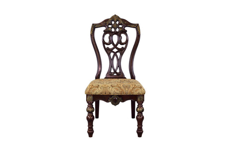 Catalonia Dark Bronze Modern Traditional Solid Wood Upholstered Seat Rectangular Dining Room Set - Ella Furniture