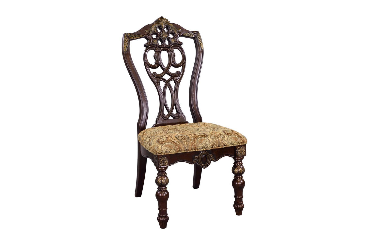 Catalonia Dark Bronze Modern Traditional Solid Wood Upholstered Seat Rectangular Dining Room Set - Ella Furniture