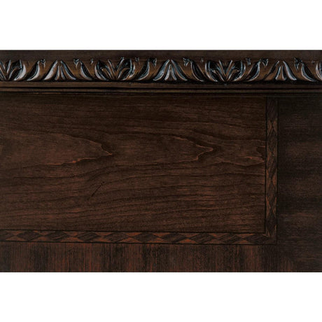 Catalonia Dark Cherry Modern Traditional Cherry Veneer Wood And Engineered Wood King Poster Bed - Ella Furniture