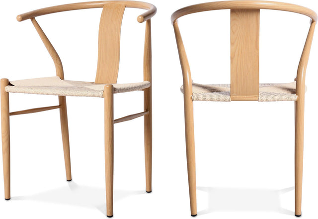 Beck Natural Dining Chair - Ella Furniture