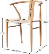 Beck Natural Dining Chair - Ella Furniture