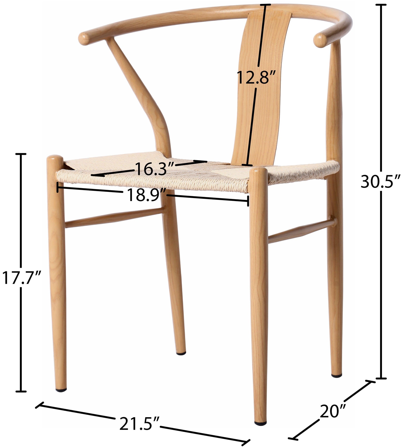 Beck Natural Dining Chair - Ella Furniture