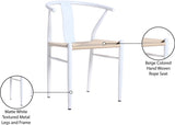 Beck White Dining Chair - Ella Furniture