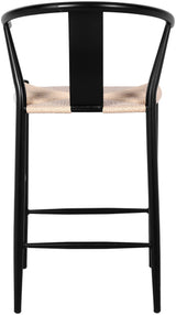 Beck Black Stool - Ella Furniture