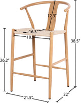 Beck Natural Stool - Ella Furniture