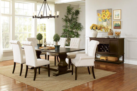 Mapleton Tufted Back Upholstered Side Chairs Beige (Set Of 2) - Ella Furniture