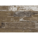 Nashville Antique White And Brown Premium Melamine Board, Engineered Wood Youth Full Panel Bed - Ella Furniture