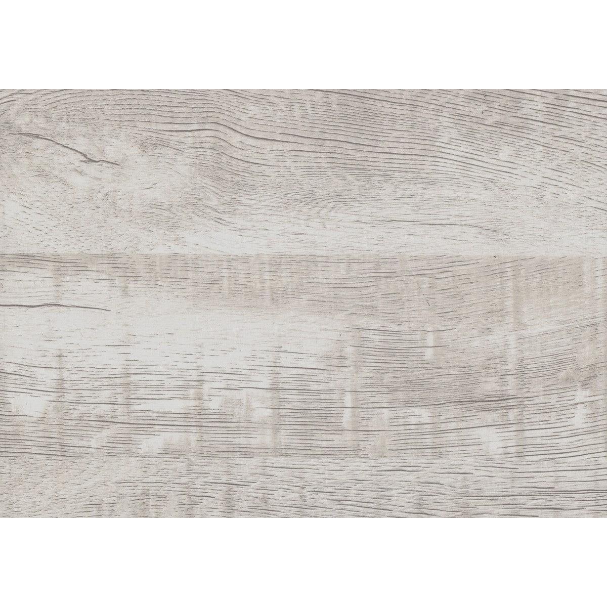 Nashville Antique White And Brown Premium Melamine Board, Engineered Wood Youth Full Panel Bed - Ella Furniture
