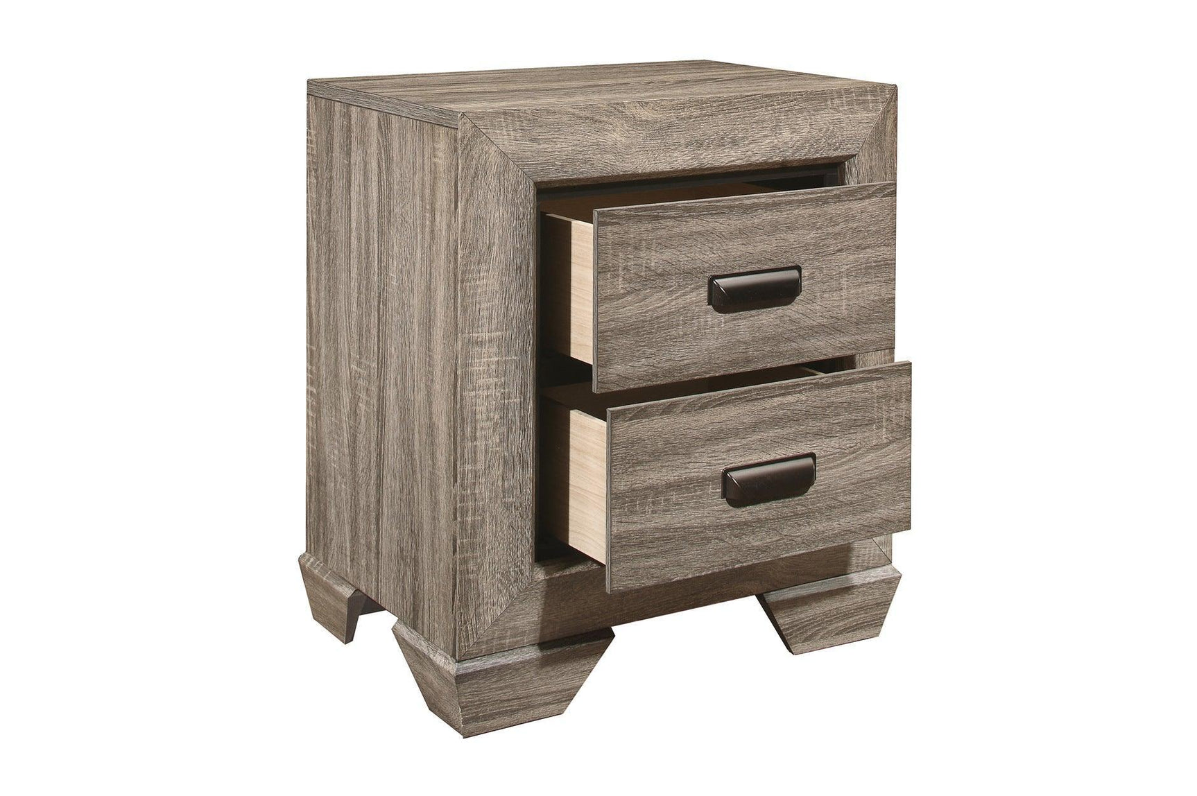 Beechnut Light Contemporary Faux Wood Veneer Wood And Engineered Wood Youth Panel Bedroom Set - Ella Furniture