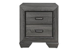 Beechnut Gray Contemporary Rustic Faux Wood Veneer Wood And Engineered Wood Panel Bedroom Set - Ella Furniture