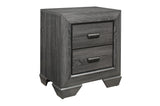 Beechnut Gray Contemporary Rustic Faux Wood Veneer Wood And Engineered Wood Panel Bedroom Set - Ella Furniture