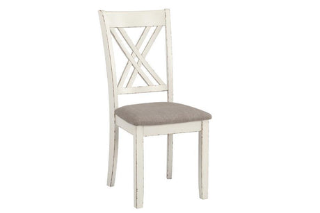 Fortress Chestnut And Vintage White Rectangular Dining Room Set - Ella Furniture