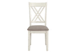 Fortress Chestnut And Vintage White Rectangular Dining Room Set - Ella Furniture
